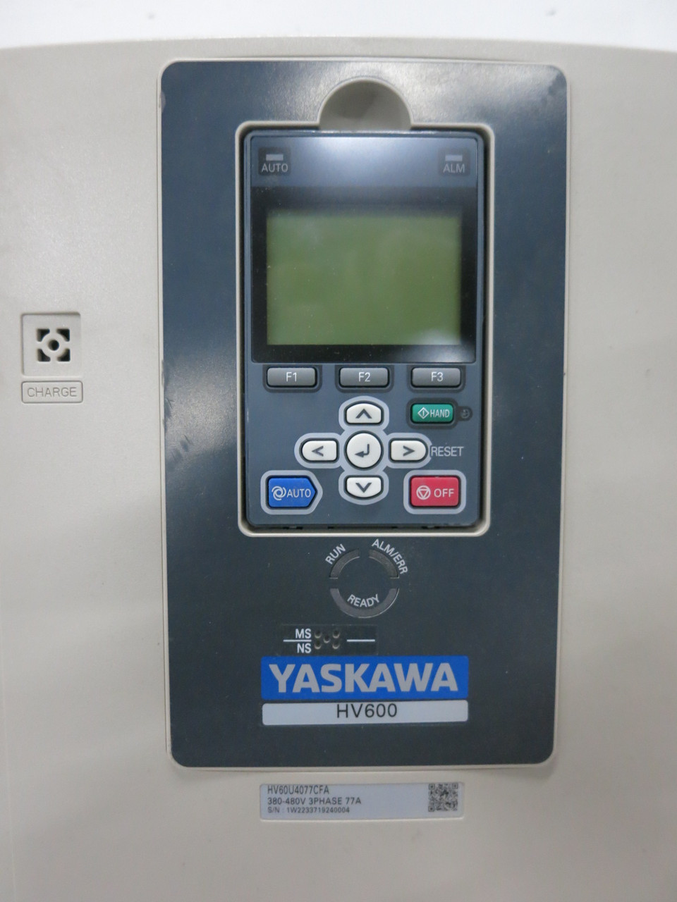 Yaskawa CIPR-HV60U4077CFAA-AAAAHA 60 HP HV600 AC VS Drive Pump Fan